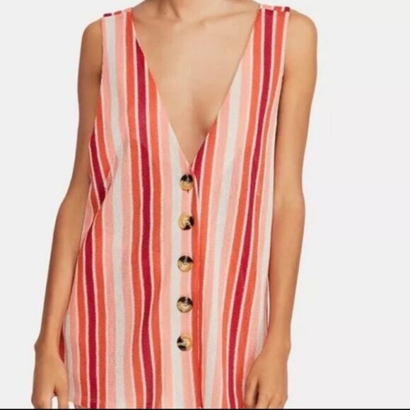 Free People |Two Piece 1970s Pantsuit Sunset S Bridgette - Picture 4 of 6